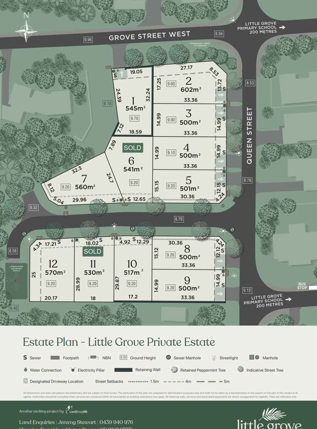 Land For Sale Little Grove Private Estate