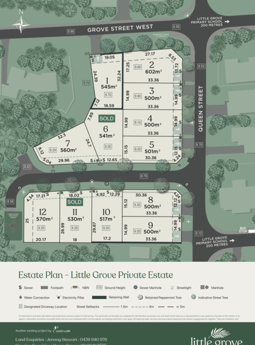 Land For Sale Little Grove Private Estate